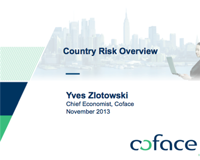 An economic tour of the world from Yves Zlotowski, chief economist at Coface